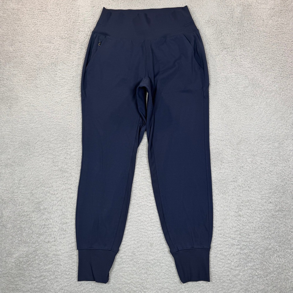 Athleta Trekkie North Joggers Navy Blue High Rise Hiking Pants Womens Small